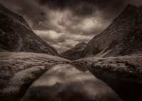 DOLOMITES IN BLACK AND WHITE